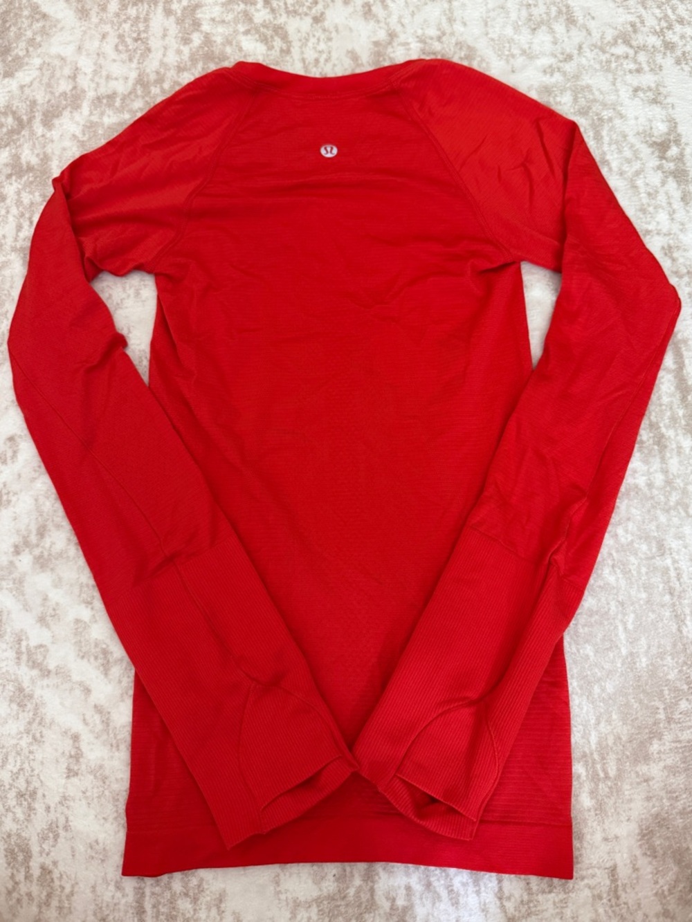Lululemon Swiftly Tech Long Sleeve Red Size 0 - Picture 2 of 5
